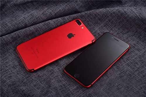 红色苹果iPhone7 
