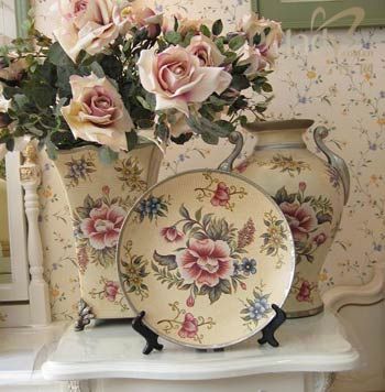 英国女王最爱欧式彩绘花瓶