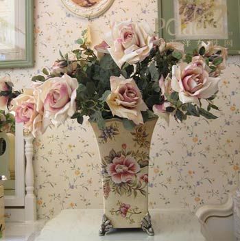 英国女王最爱欧式彩绘花瓶