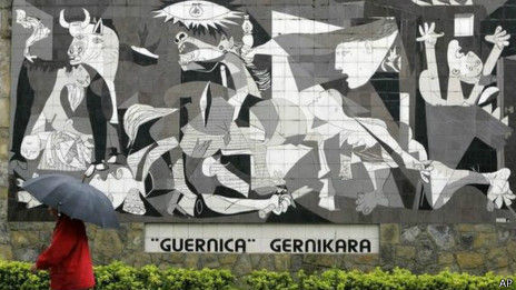 毕加索描绘战争残酷的名画《格尔尼卡》