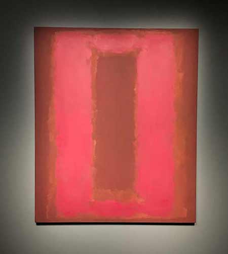 马克·罗斯科名为《无题》红色绘画