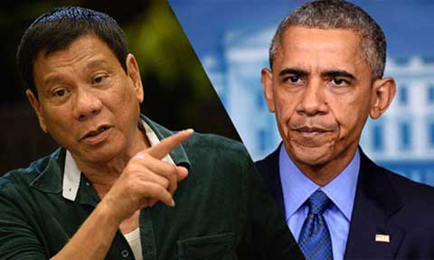 菲律宾总统杜特尔特再怼奥巴马 奥巴马一脸懵逼（图）