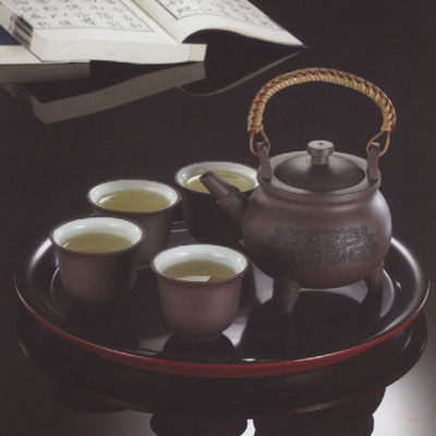 提梁鼎壶紫砂茶具
