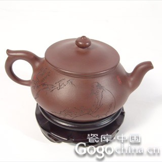 艺术家范曾大师字画紫砂茶壶