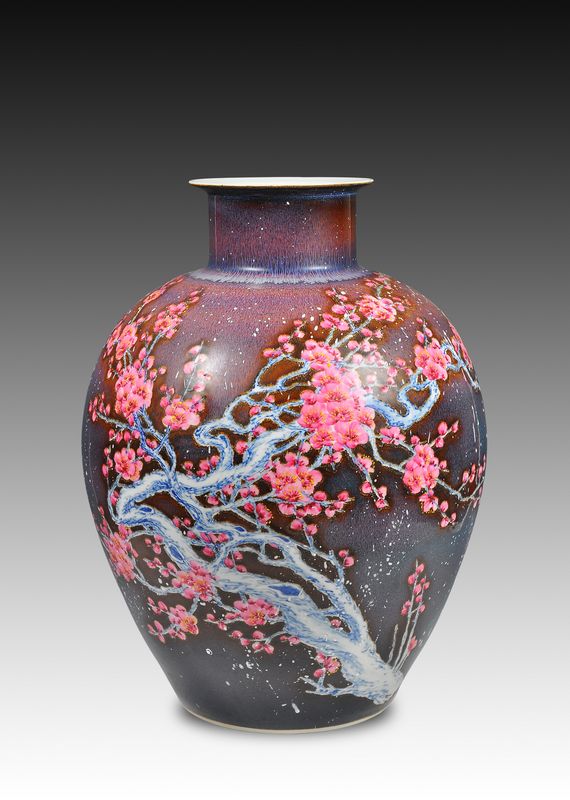 中国陶瓷书画艺术家 林正茂和他的陶瓷花鸟艺术作品赏