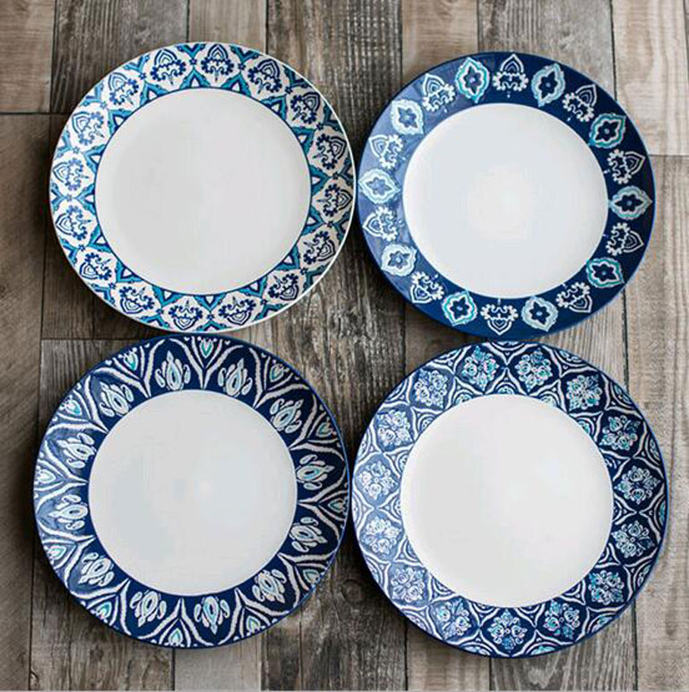 欧式个性盘子特色陶瓷盘 创意餐具西餐盘礼品套装水果盘
