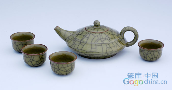 龙泉哥窑茶具