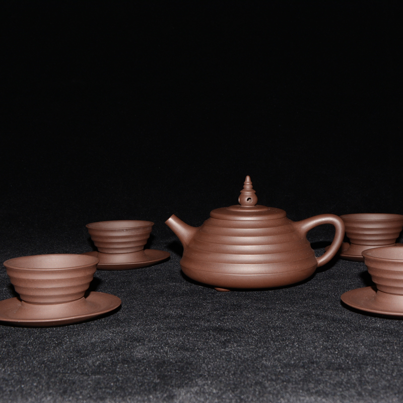印象西湖紫砂壶茶具套组（正高作品）
