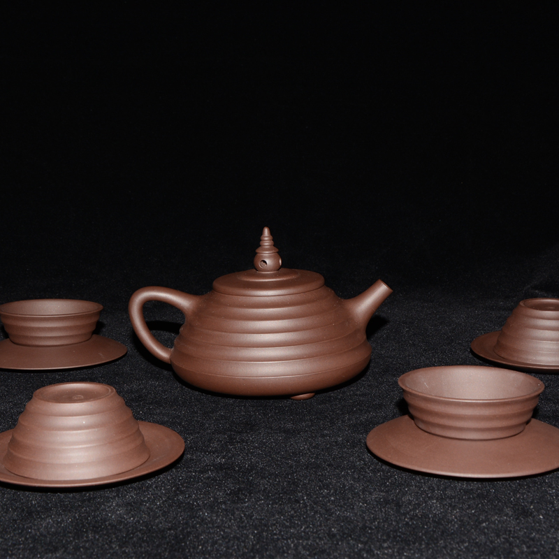 印象西湖紫砂壶茶具套组（正高作品）